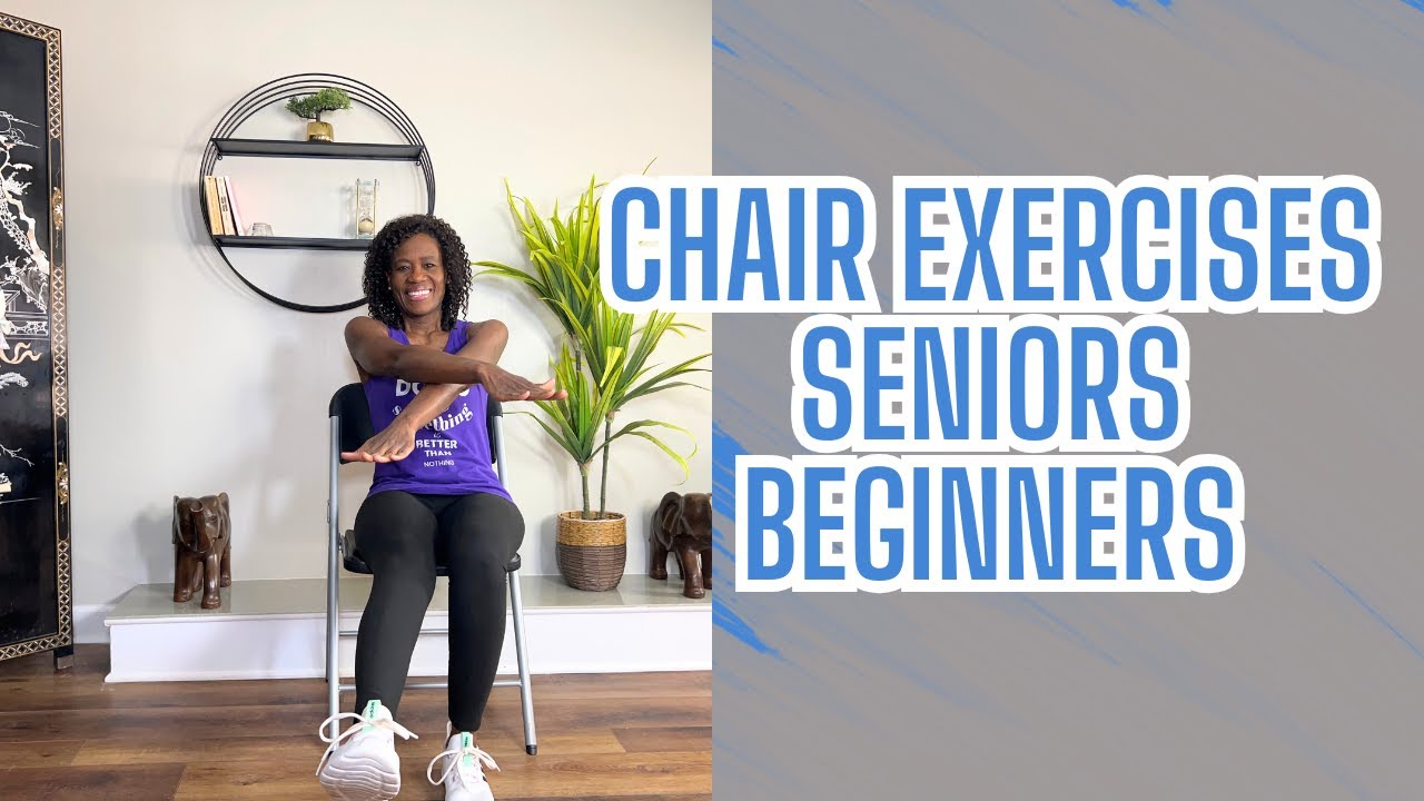 Chair Exercises for Seniors and Beginners with Bernice Taylor (10 minutes)