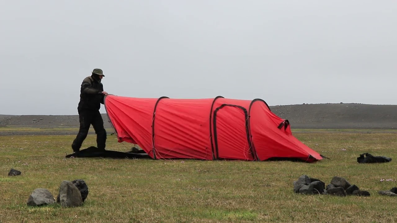 Hilleberg Keron 3GT build up at Nyidalur, F26 Iceland
