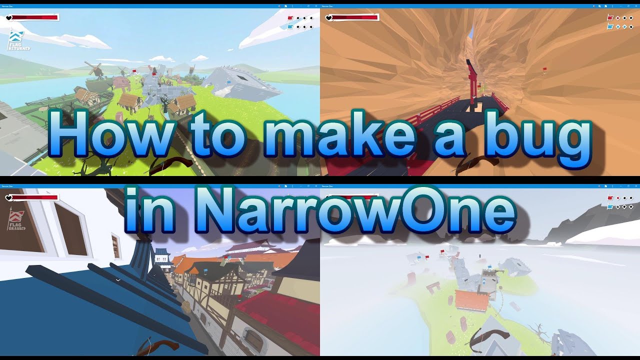 How to make a bug in NarrowOne (viewer warning)