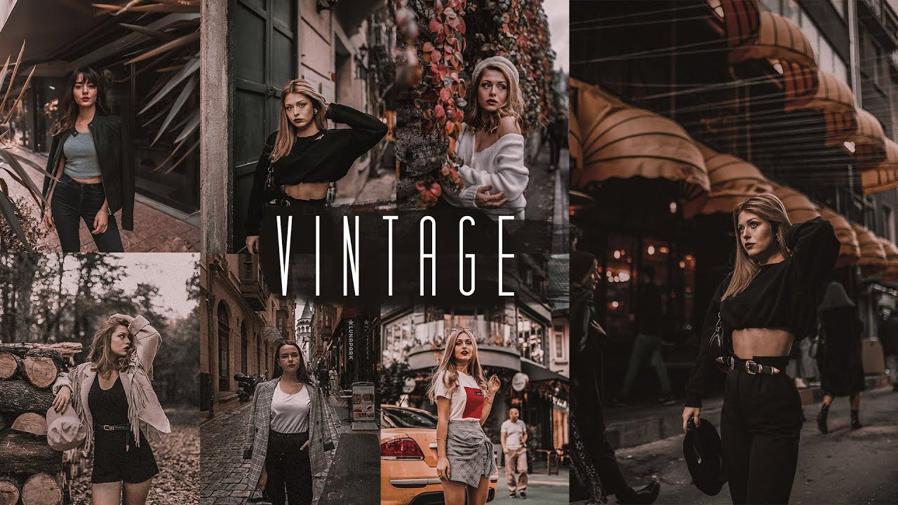 Photoshop Color Grading Tutorial - Dark Vintage Camera Raw Presets Free