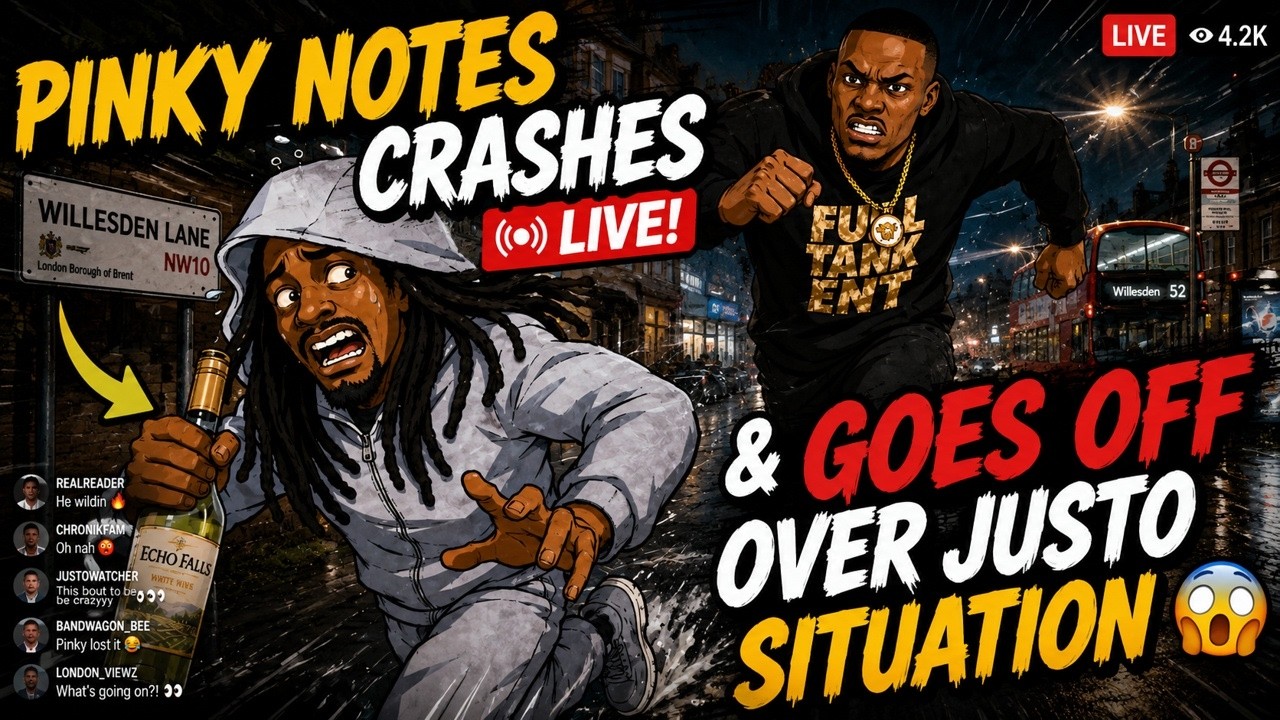 Pinky Notes CRASHES Chronik&rsquo;s Live & Goes OFF Over Justo Situation 😳 | The Live Report
