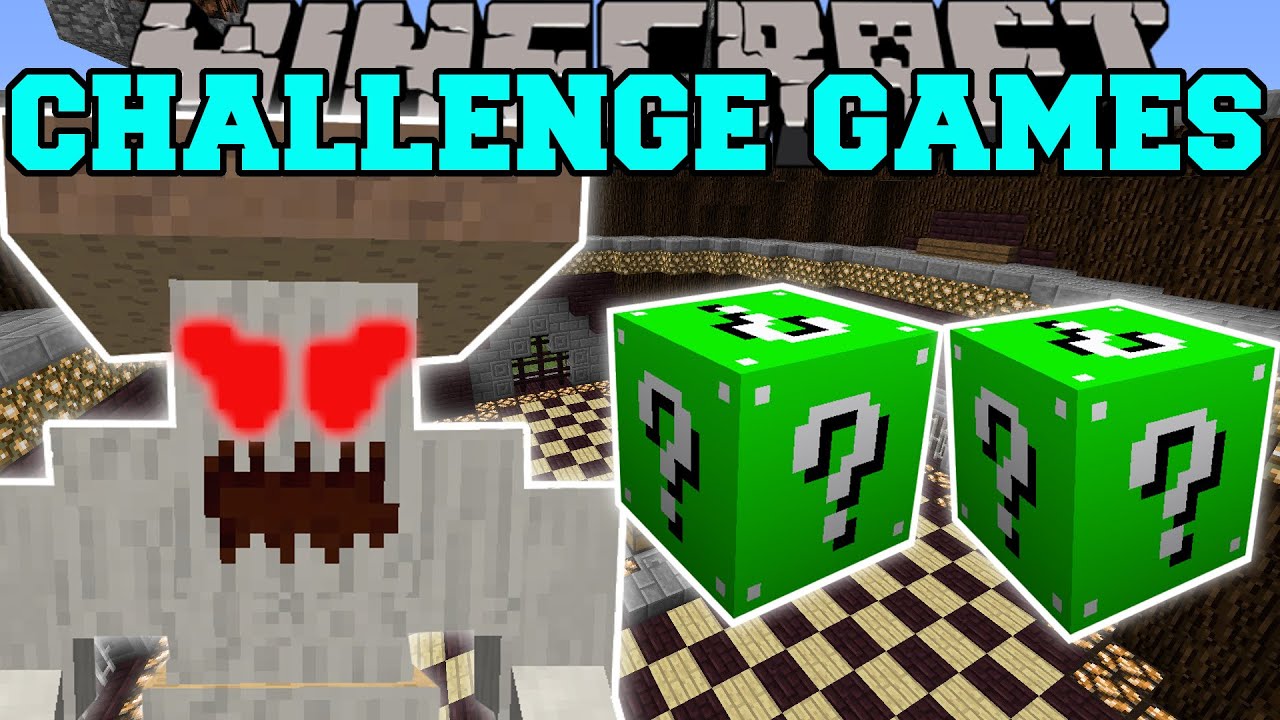 Minecraft: CRUSHROOM CHALLENGE GAMES - Lucky Block Mod - Modded Mini-Game