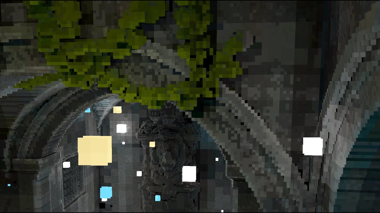 Global Illumination in Ray-Traced Pixel-Art Voxel Engine