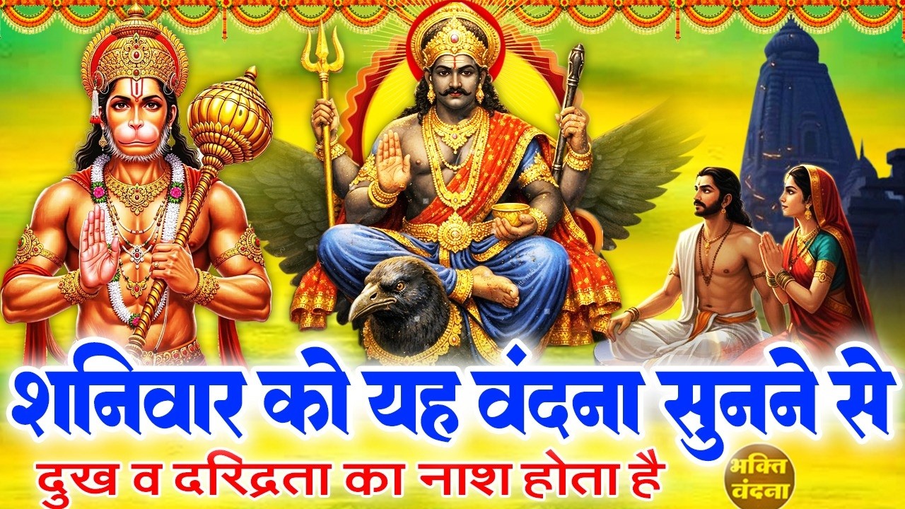 आज शनिवार के दिन शनि चालीसा व शनि हनुमान भजन सुनने से शनिदोष से छुटकारा मिल जाता है
