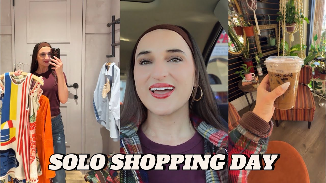 Spend the Day With Me | Shopping at Free People, Anthropologie & Sephora + Coffee & Lunch Vlog