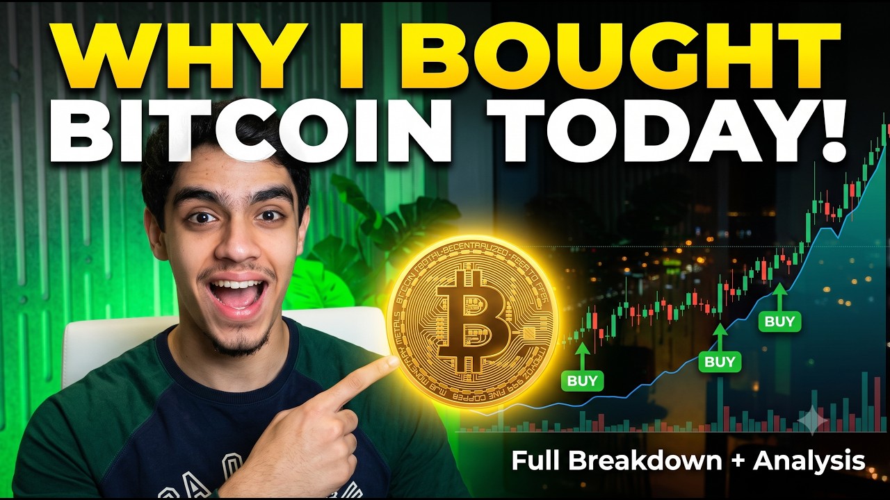 Why I Bought Bitcoin Today 🟢🚨
