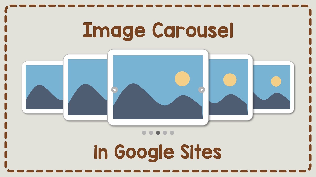 How to add image carousel to Google Sites