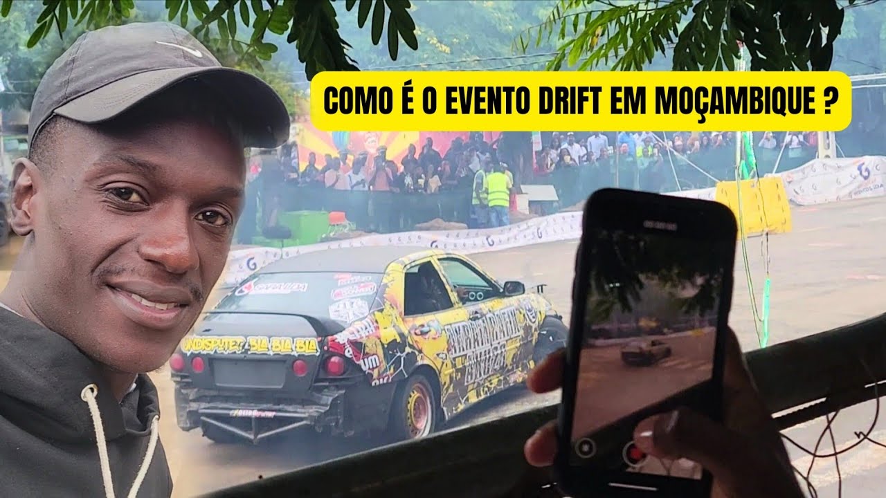 [Vlog] COMO É O EVENTO DE DRIFT EM MOÇAMBIQUE🇲🇿? #moçambique #chimoio #driving #drift