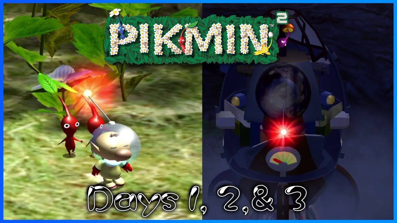 Pikmin 1&sup2; - Day 1, 2, & 3 Mod Playthrough [PikHacker]