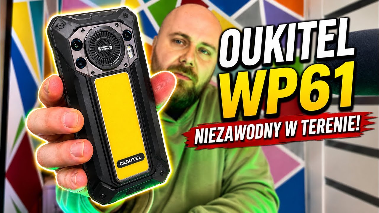 Oukitel WP61 - bateria o pojemności 20 000 mAh i to nie wszystko 😳
