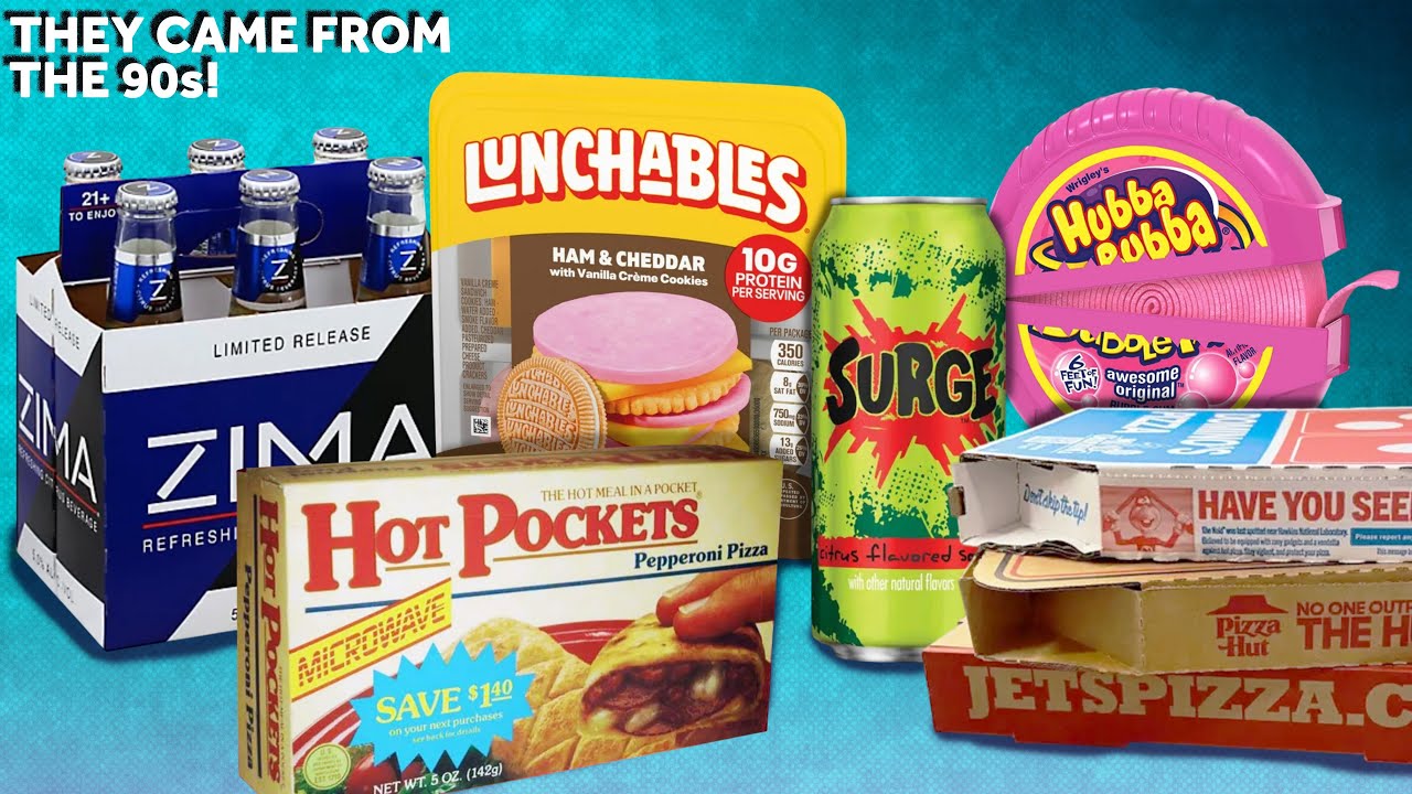 All The WILDEST Food From The '90s | Compilation