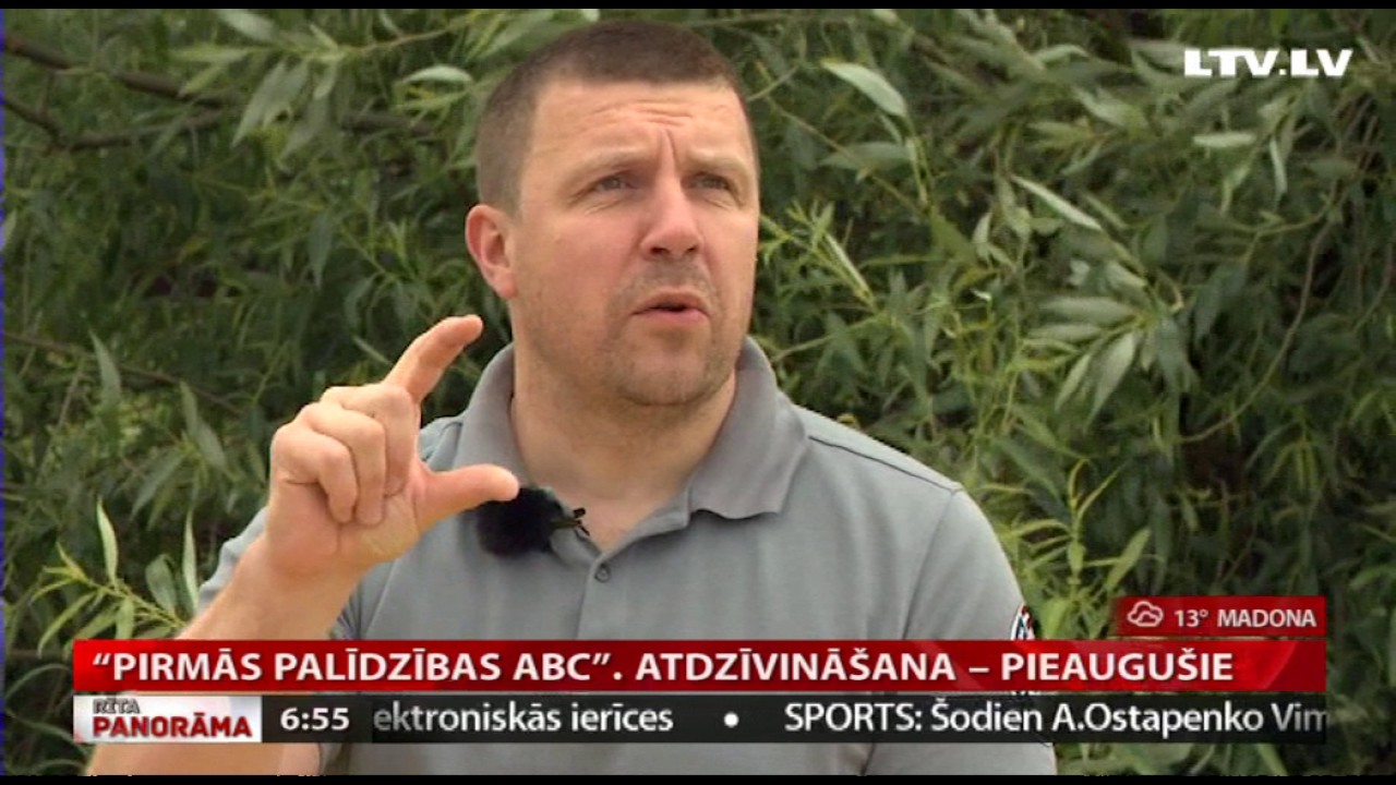 Pirmās palīdzības ABC. Atdzīvināšana – pieaugušie