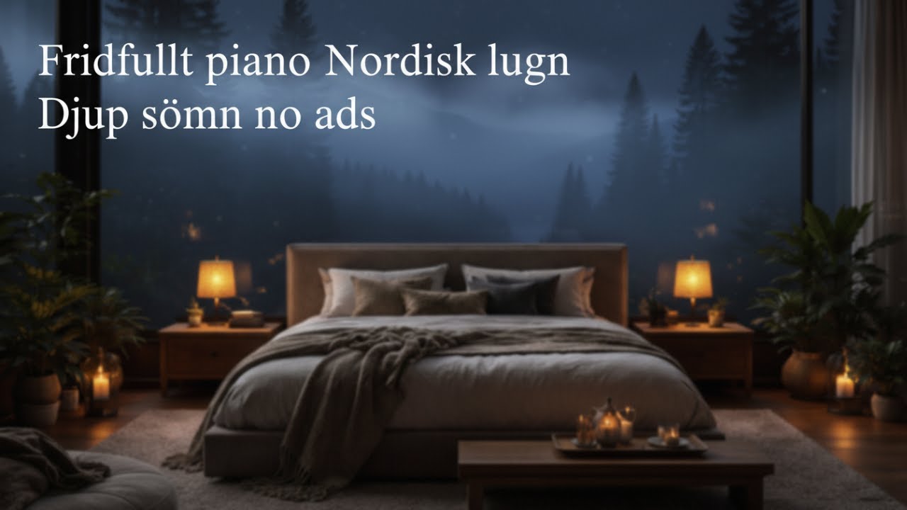 Nordic Winter Piano 🌨️ Calm Scandinavian Music for Sleep