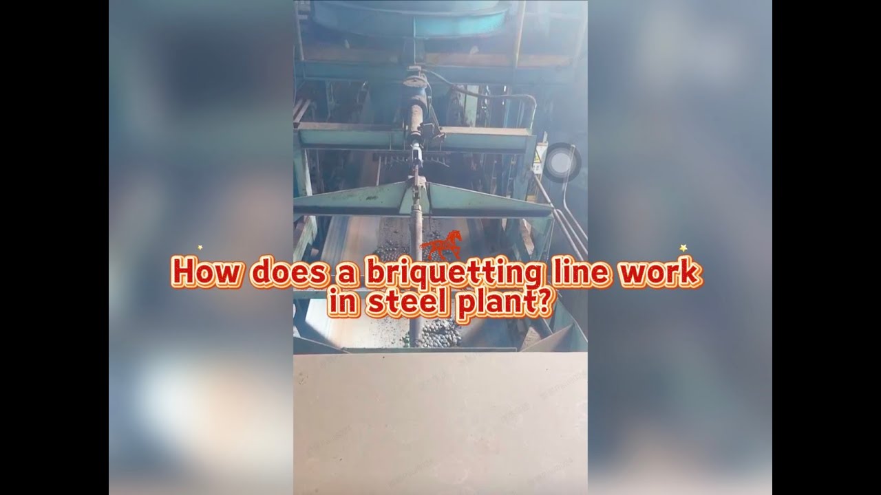 Cold briquetting line in factory #briquettingplant