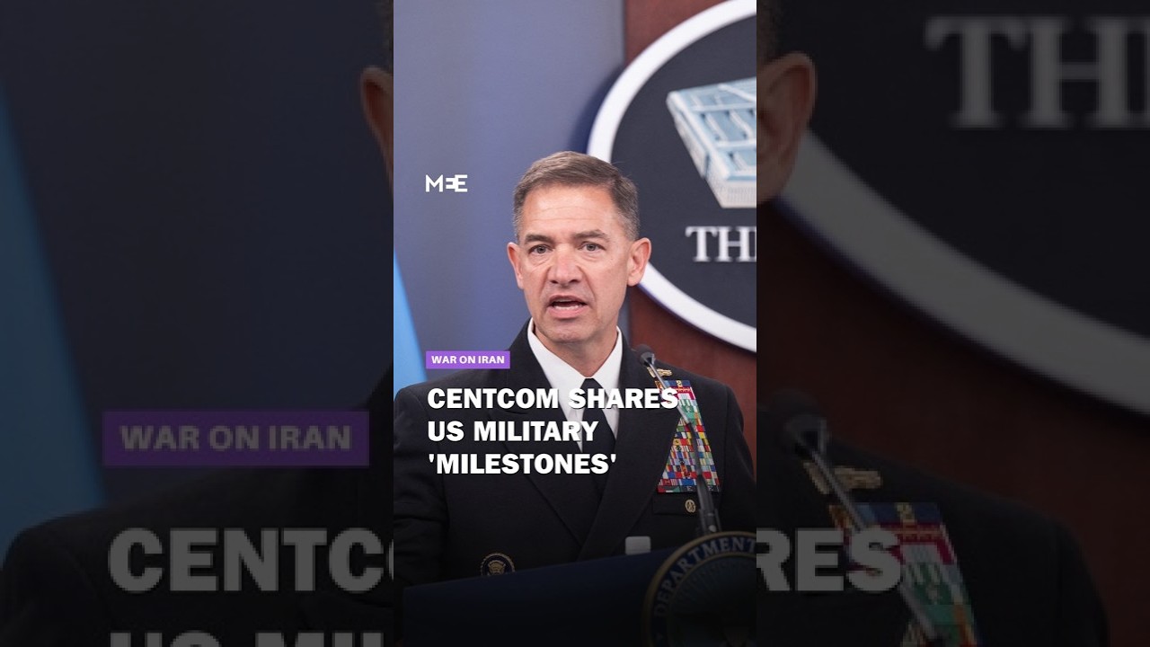 US Centcom shares video statement boasting of Iran war 'milestones'