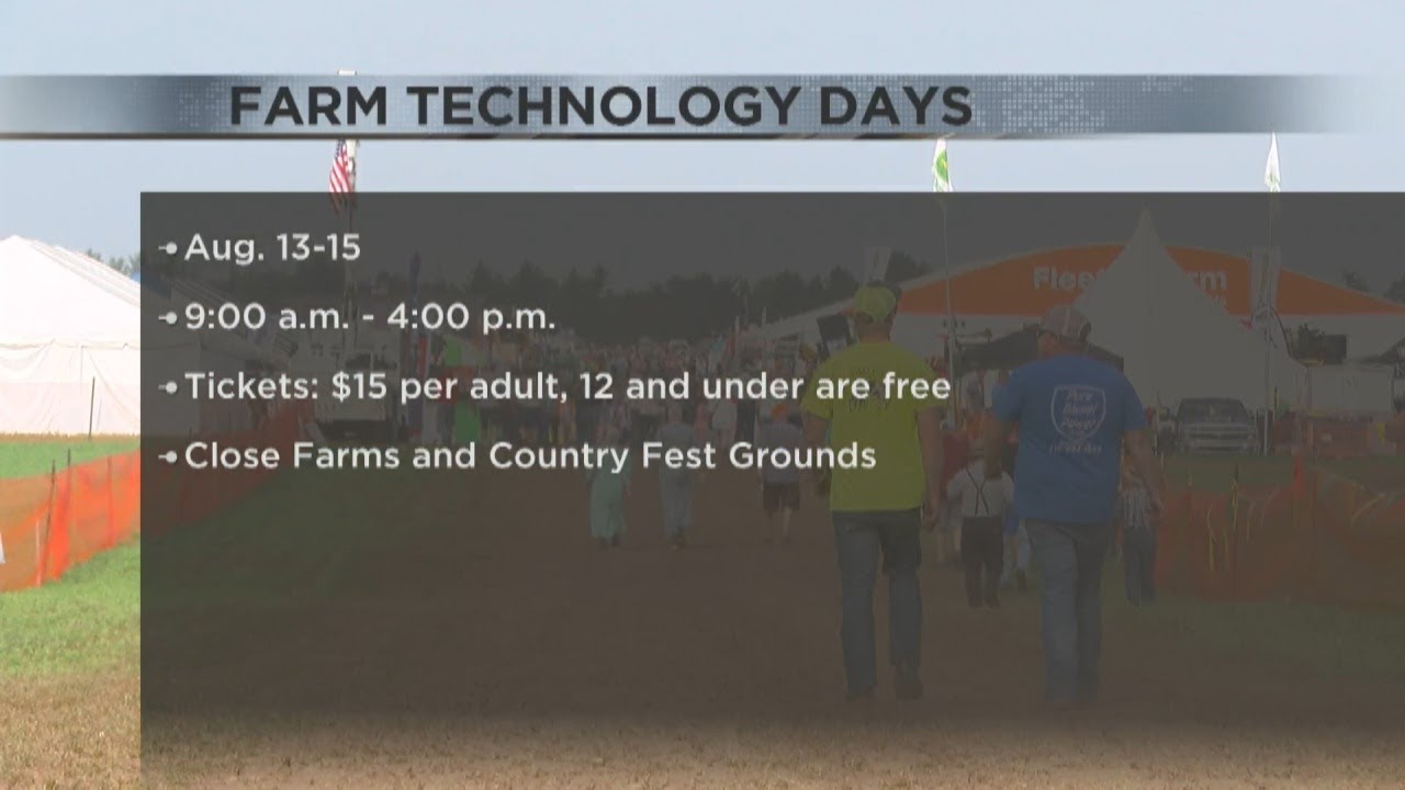 Farm Technology Days begins Tuesday in Cadott
