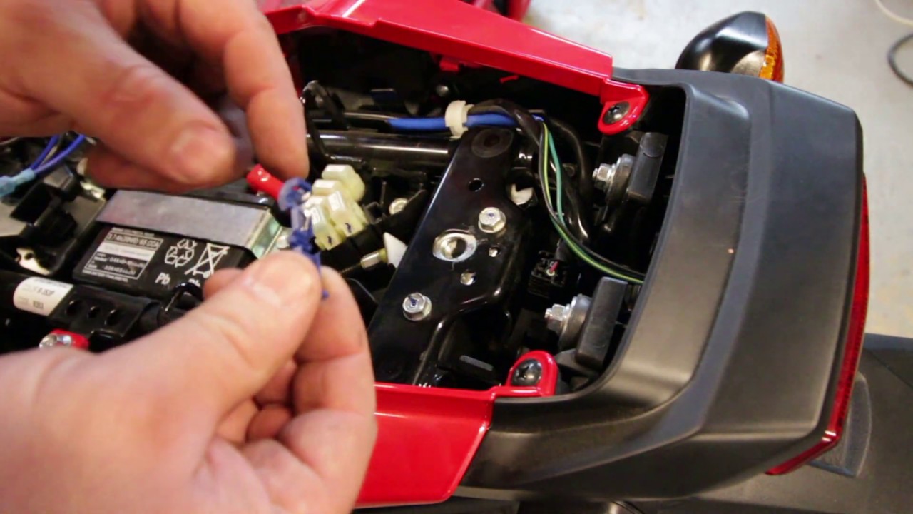 Grom Utility Sidecar LED Headlight Wiring