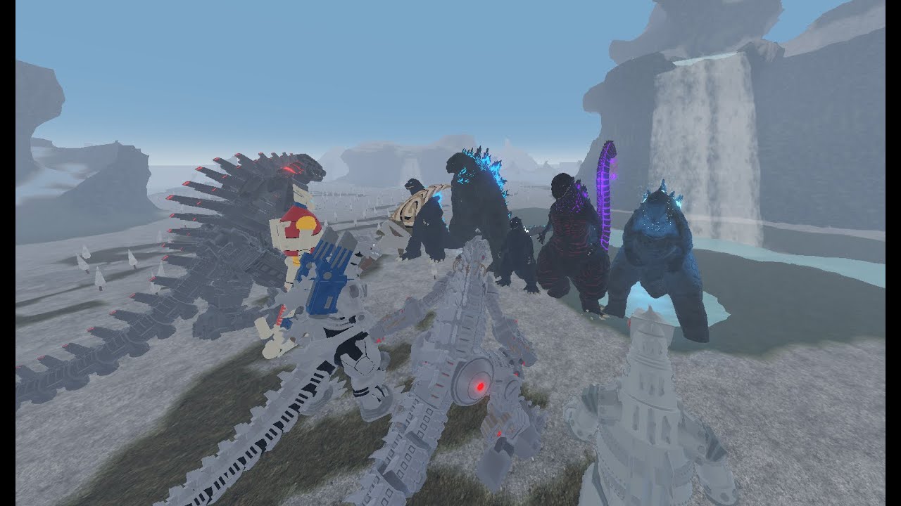 GODZILLA'S vs SERIES MECHS! (Roblox Kaiju Universe)