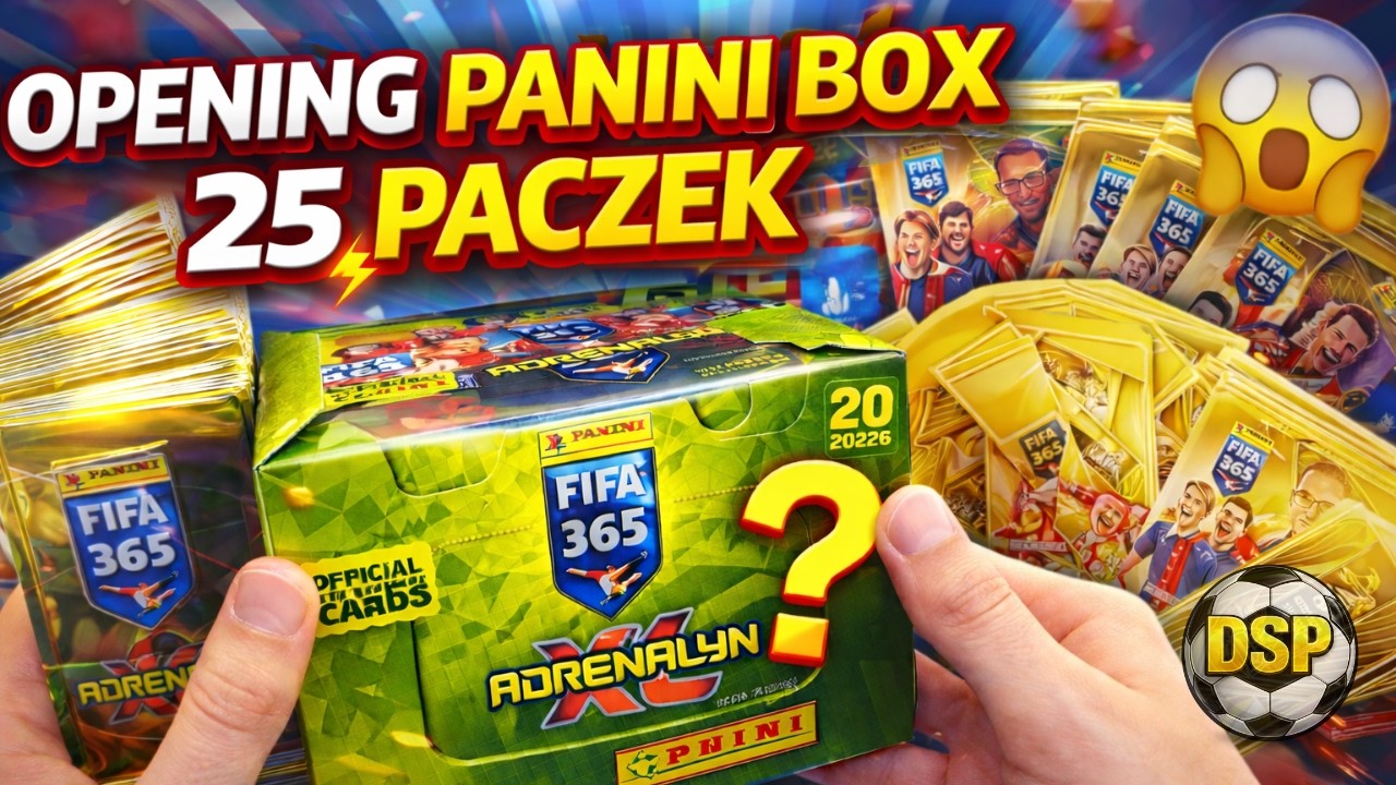 OPENING PANINI BOX &ndash; 25 PACZEK FIFA 365 ADRENALYN XL! 🔥⚽
