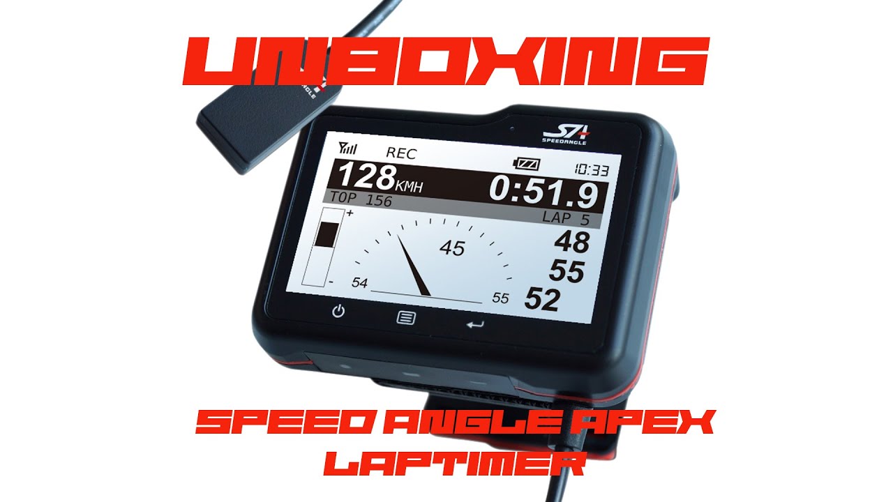 Unboxing and Rundown of SPEED ANGLE APEX lap timer