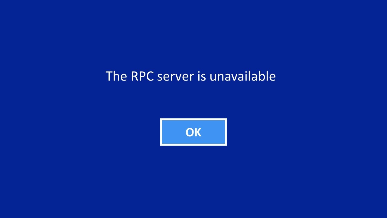 RPC-сервер недоступен. Вход в Windows 11.