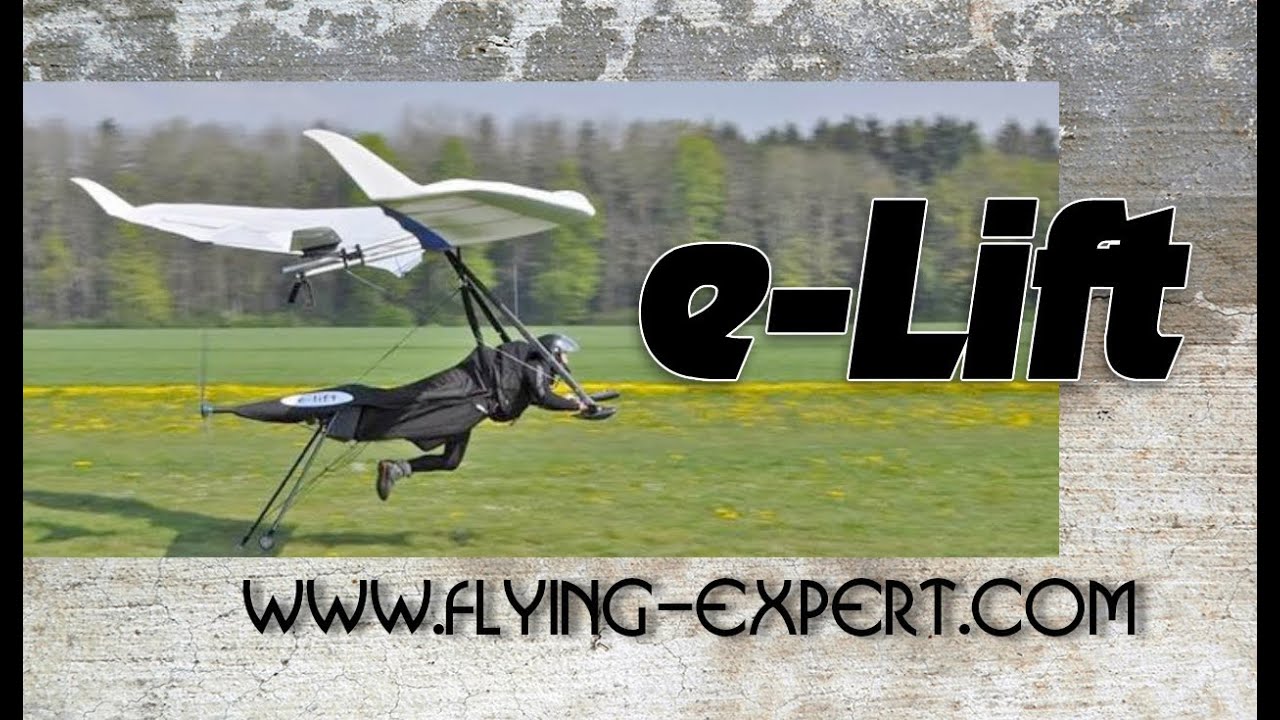 e-LIFT hang glider electric propulsion system from electricsports.