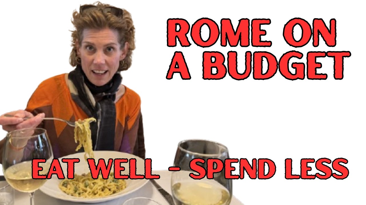 Rome's BEST Cheap Eats: How to EAT WELL on a Budget!