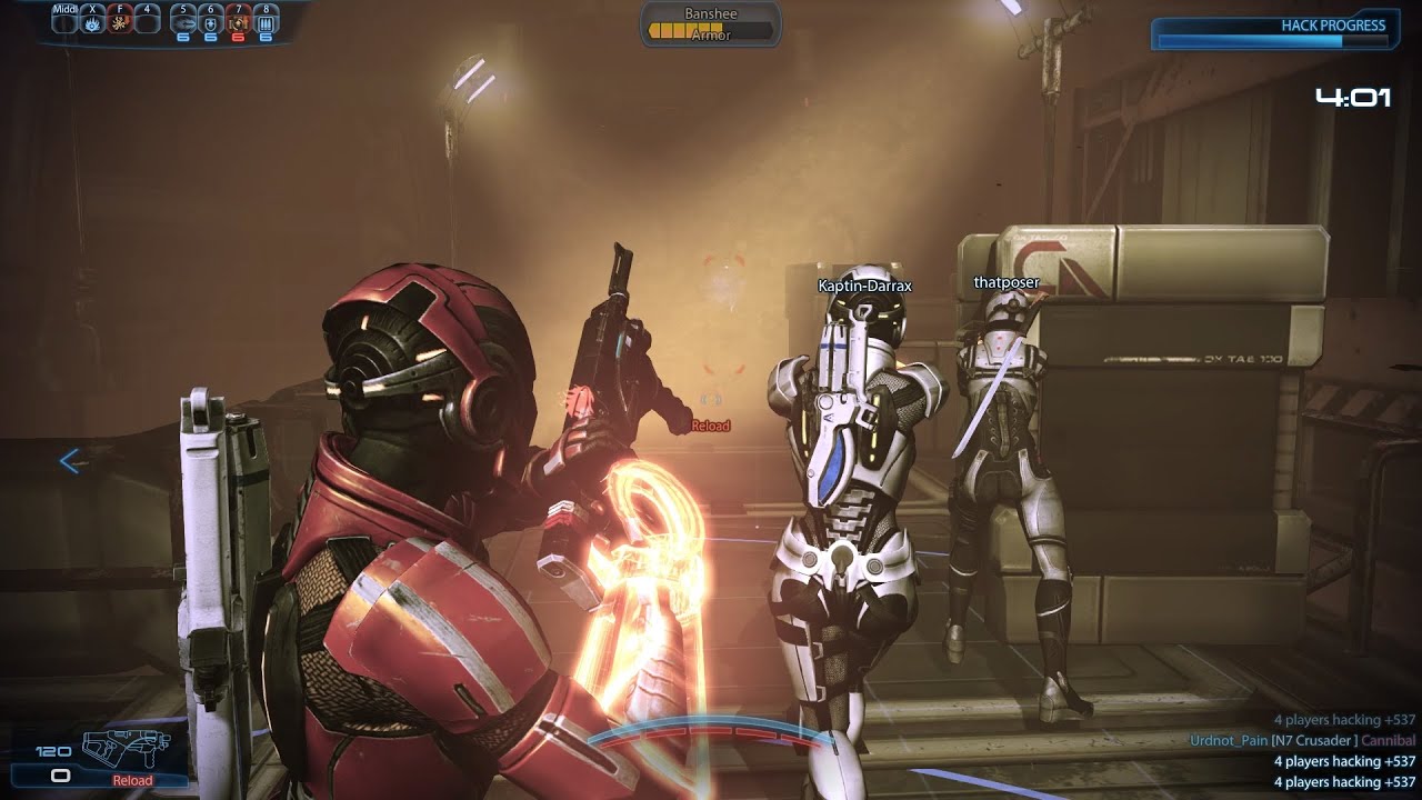 Mass Effect 3 Multiplayer Human Female Engineer PC Gold Gameplay