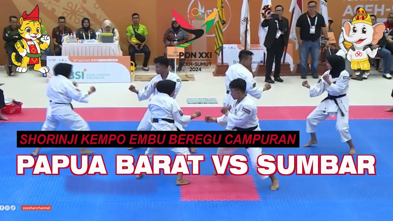 KEMPO EMBU BEREGU CAMPURAN - PAPUA BARAT VS SUMBAR PON XXI 2024