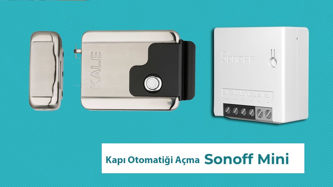 Sonoff R2 Mini ile Telefondan Kapı Otomatiği Açma - Wifi İle Uzaktan Kapı Otomatiği Açma