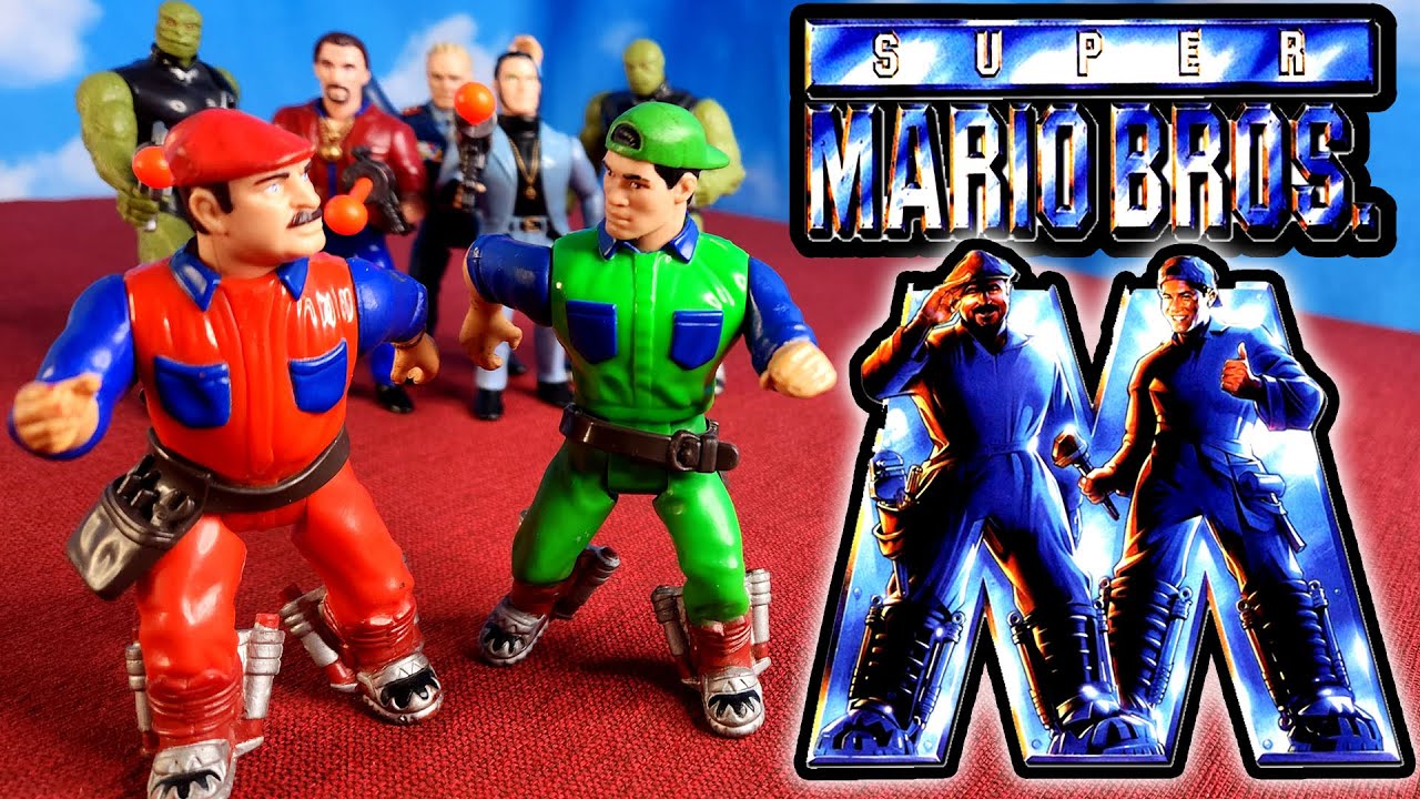 1993 Super Mario Bros. Movie Action Figures REVIEW