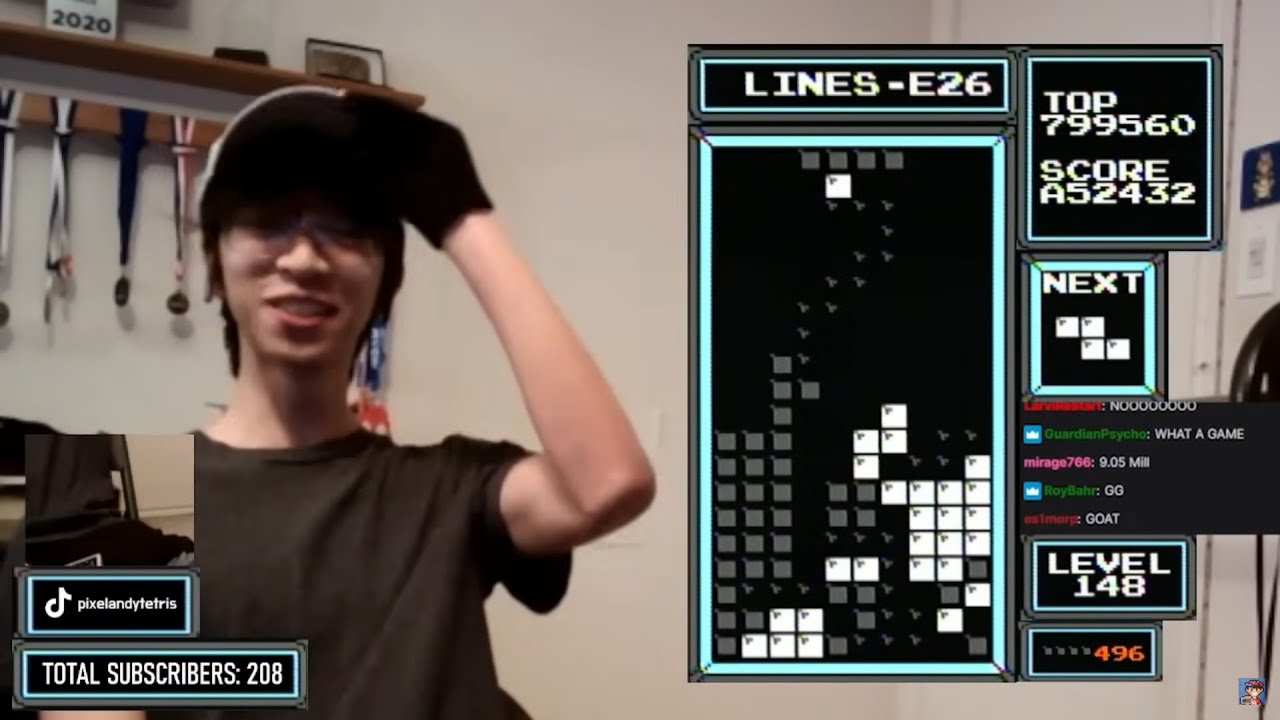 First Ever 8 Million in NES Tetris (World Record)