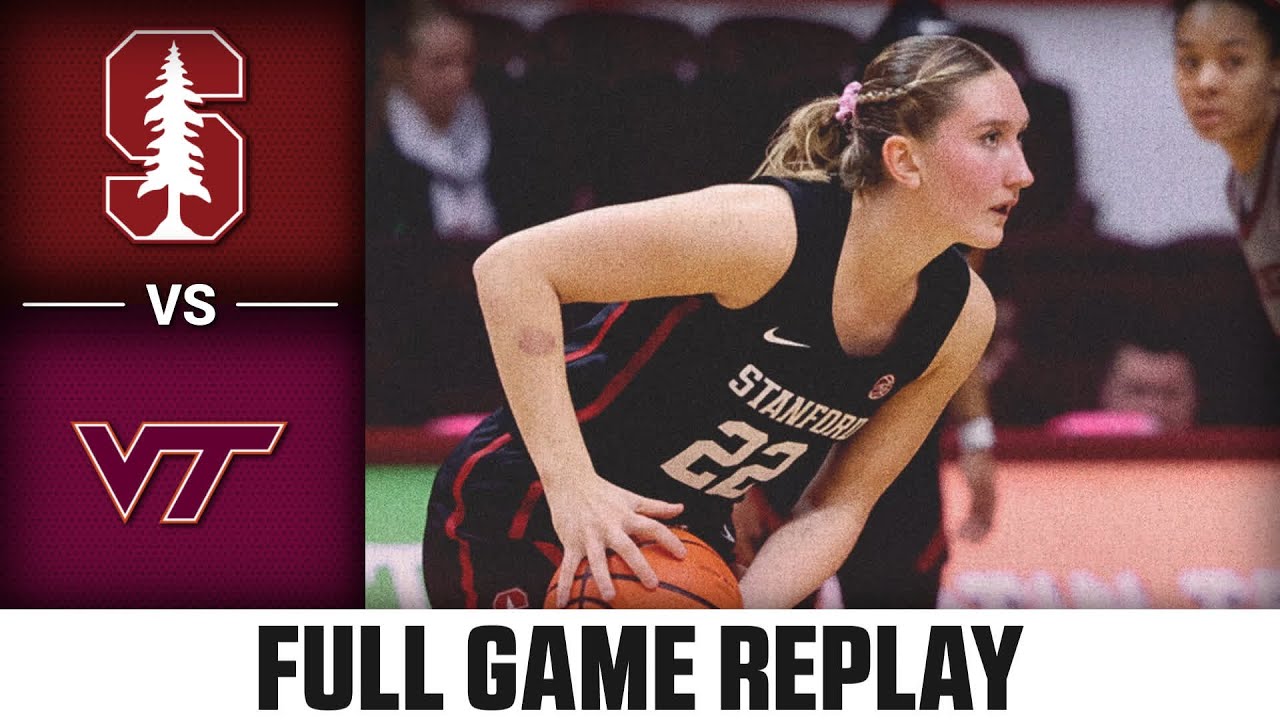 Stanford vs. Virginia Tech Full Game Replay | 2024-25 ACC Women's Basketball