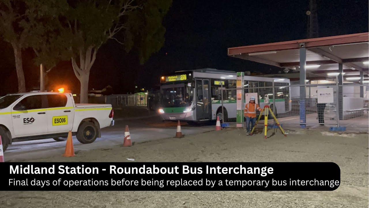 Midland Station - Last days of old bus interchange