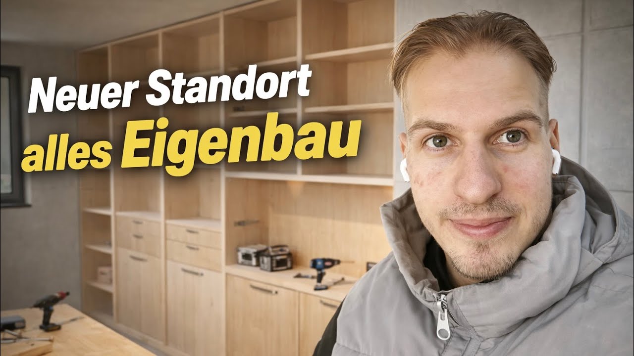 Vom leeren Raum zur fertigen Werkstatt – unser größtes Projekt bisher #Teil1