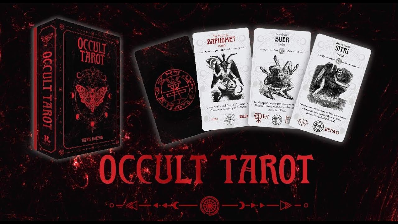 😈 OCCULT TAROT Travis McHenry 😈 Tarot de los Demonios | Review Rockpool Publishing