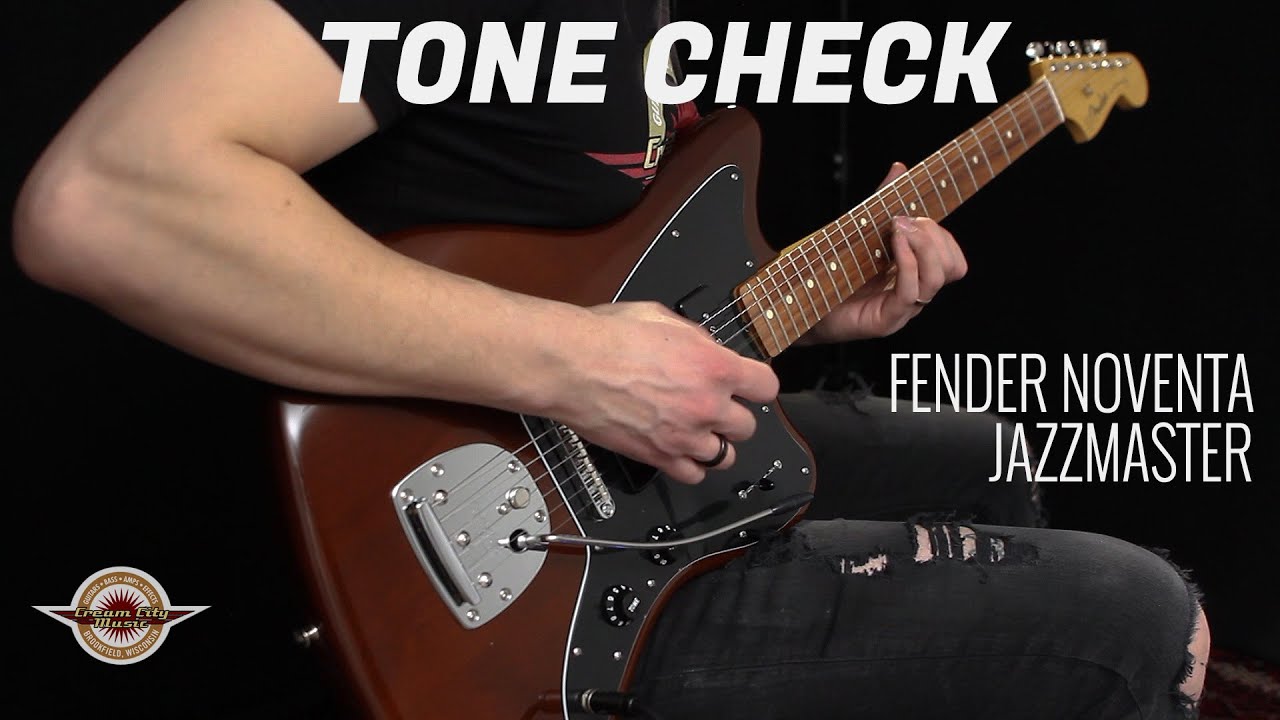 TONE CHECK: Fender Noventa Jazzmaster Guitar Demo | No Talking