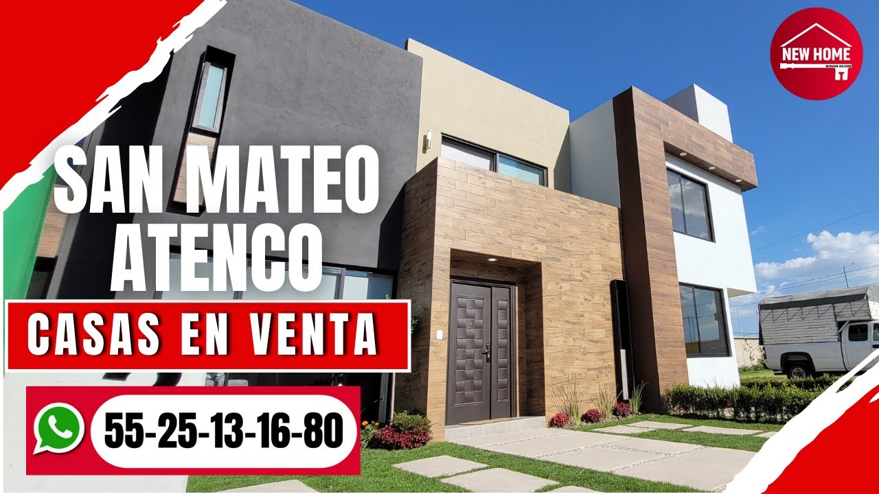 CASAS EN VENTA SAN MATEO ATENCO CON AMENIDADES DESDE $3,032,466