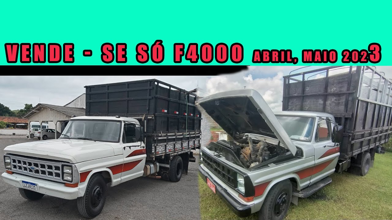 S&Oacute; F4000 PARA VENDER , AQUI NO V&Iacute;DEO OS DETALHES ABRIL , maio 2023