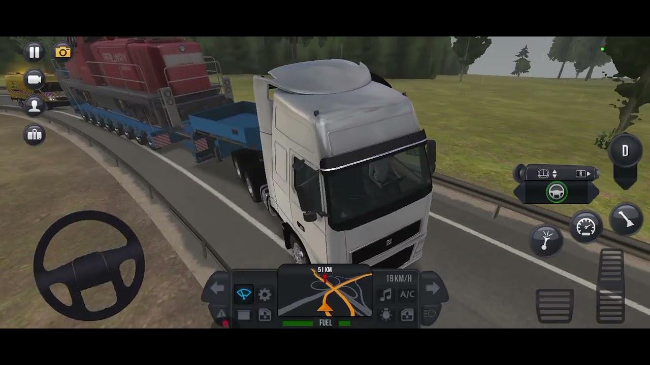 Truck simulator  vlak