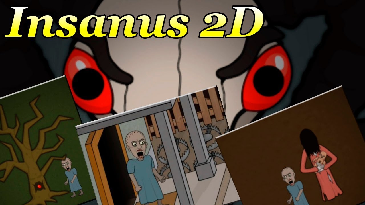 Быстрое прохождение Granny 2d or Insanus 2D Horror for Neighbor Cannibal! Игра про людоеда!