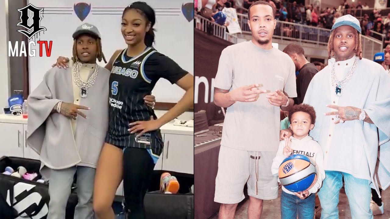 Lil Durk Pulls Up To The Chicago Sky Game & G Herbo Leaves Wit Angel Reese In His Cybertruck! 🏀