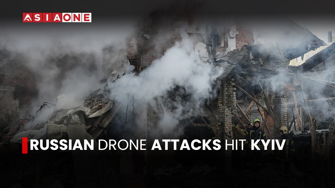 Russian Air Strikes Target Kyiv, Dozens Injured | Asia One News