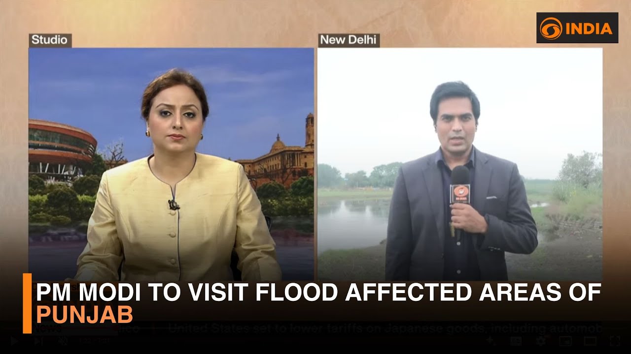 PM  Modi to visit flood affected areas of Punjab | DD India