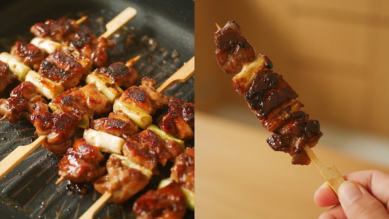 RESEP YAKITORI!! SATE JEPANG CUMA PAKAI TEFLON!!