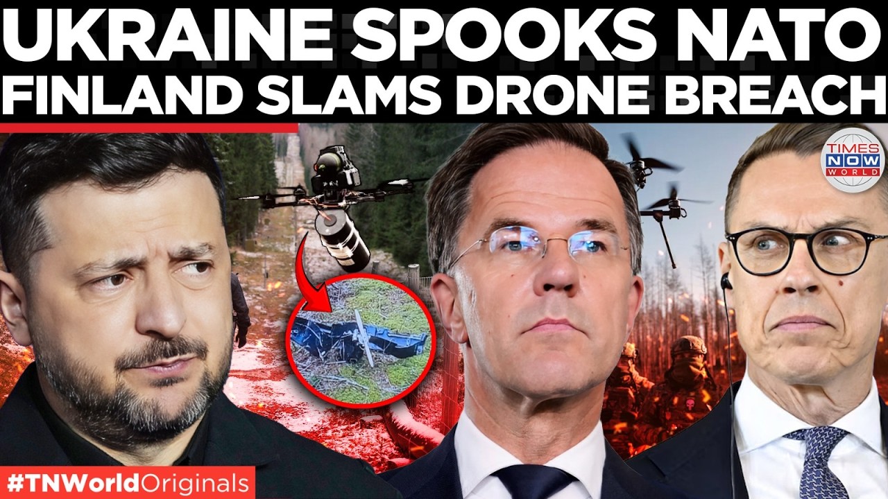'UNACCEPTABLE': Finland BLASTS Ukraine As Drones Cross Into NATO Skies| Times Now World