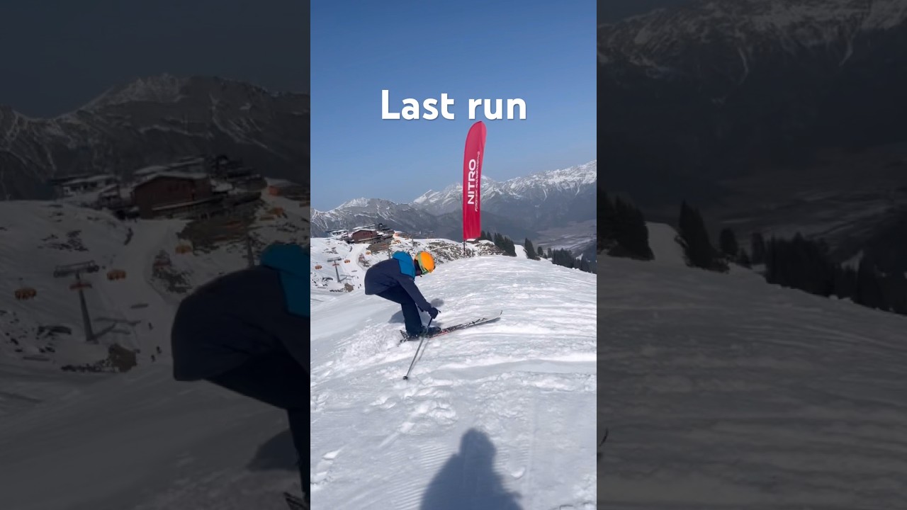 Never call last run #skiing #snowboarding