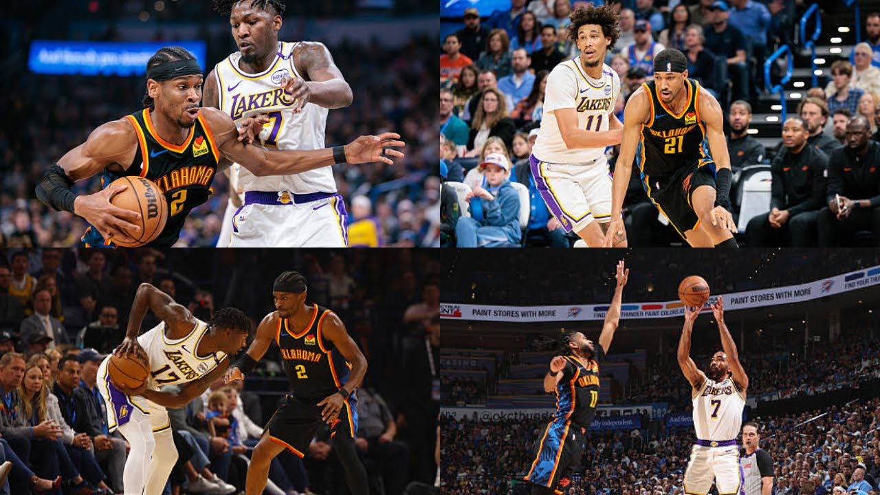Lakers STAR IN THEIR ROLE Player Highlights vs Thunder | April 6, 2025