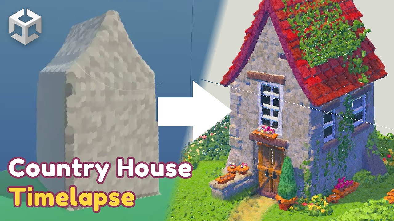 Clayxels House Timelapse