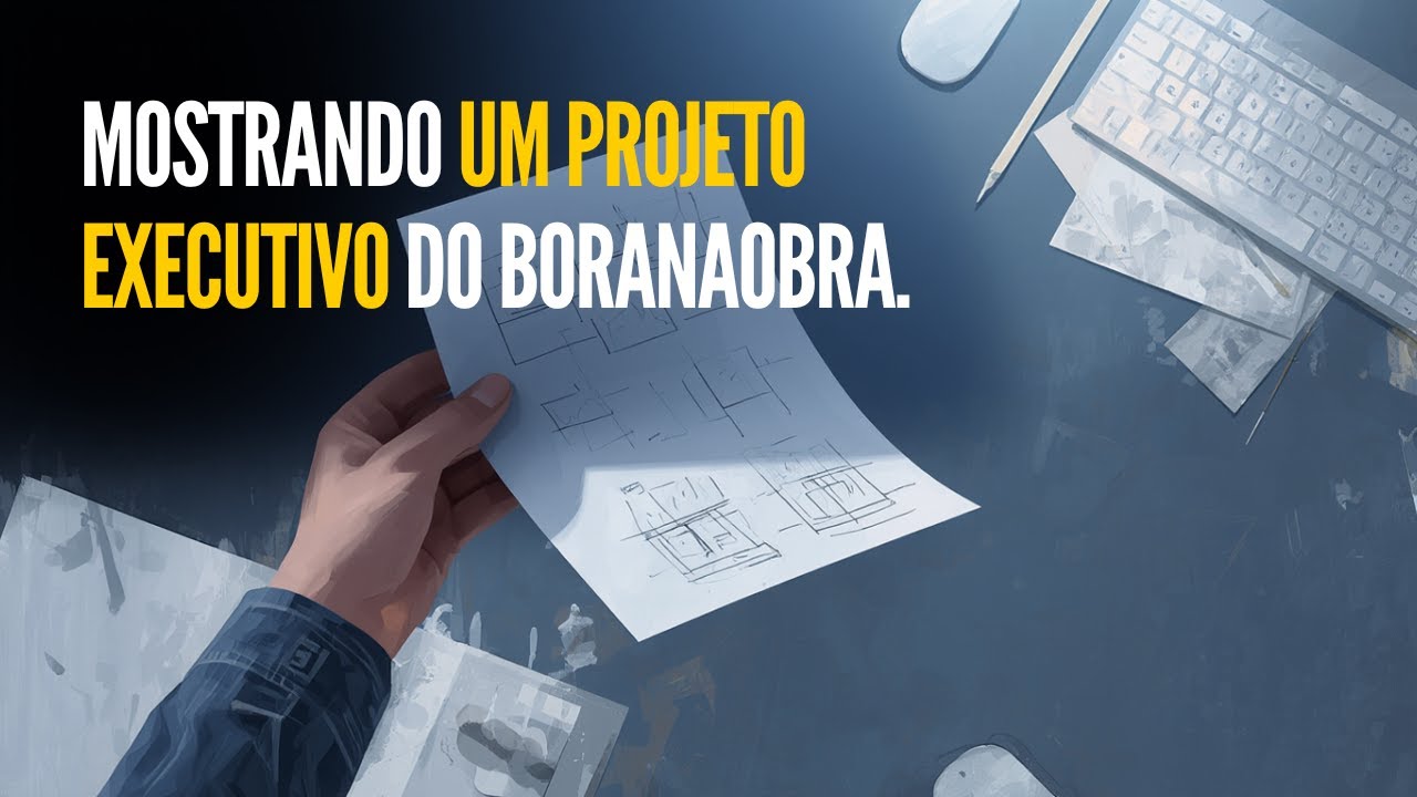 Mostrando um projeto executivo do BORAnaOBRA.
